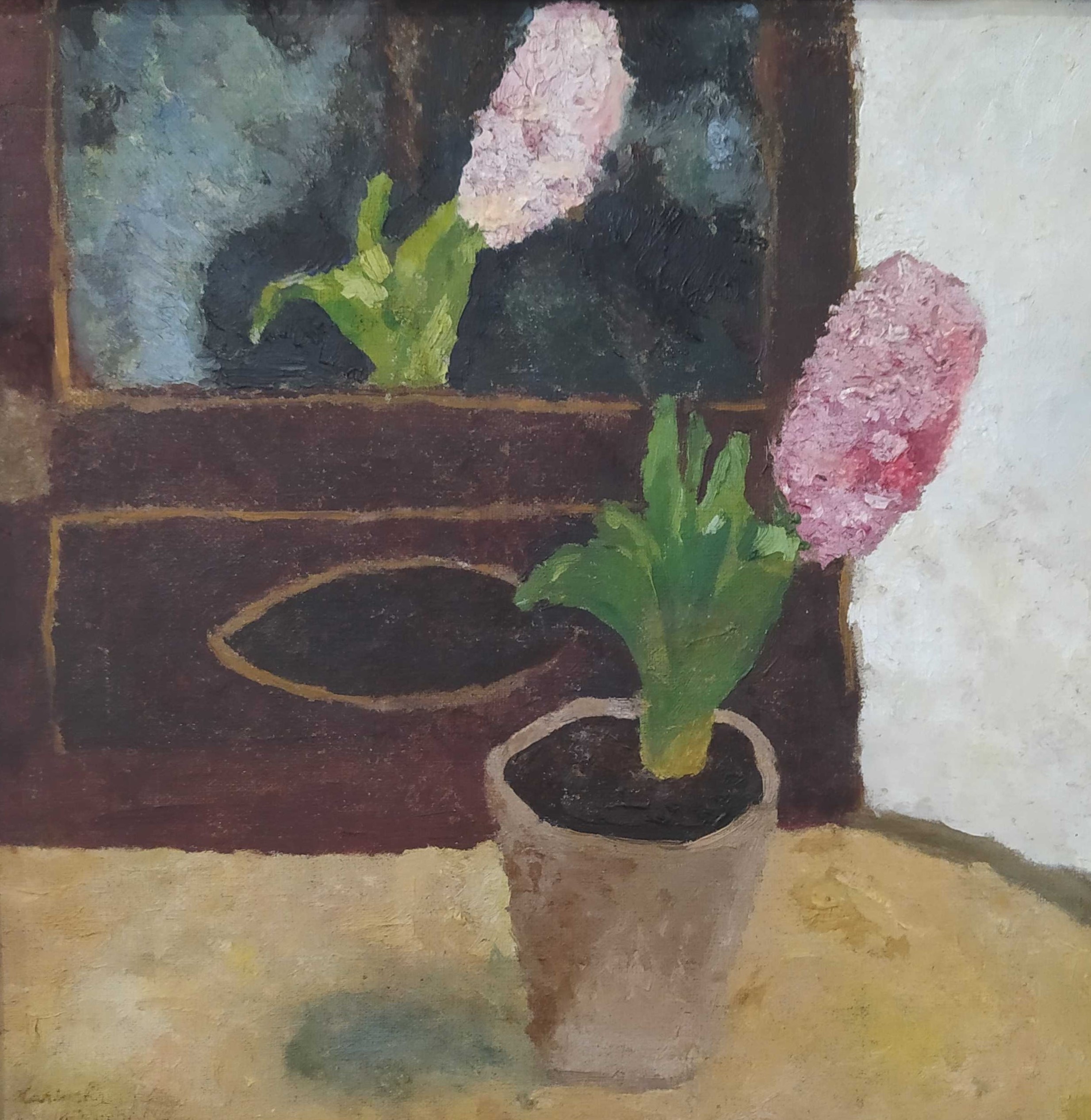 5. Pasquarosa, Vaso di fiori con specchio, 1915, foto di Barbara Belotti per gentile concessione della dottoressa Carmela Tulelli Bertoletti.